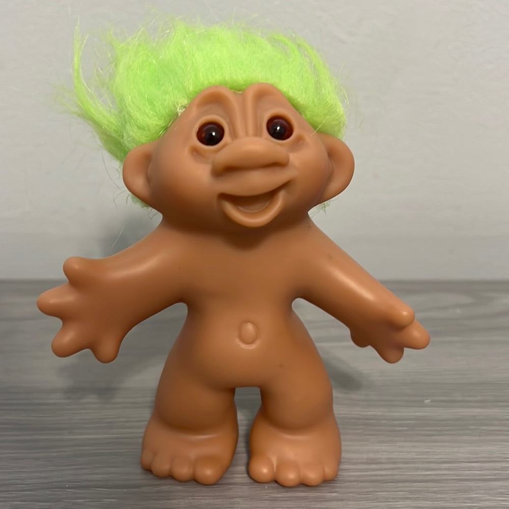 Vintage Dam Troll with Green Hair, 2005